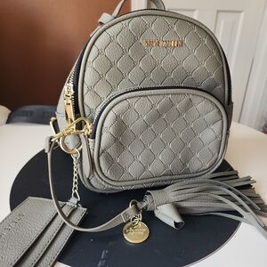Steve Madden Taupe Mini Backpack Crossbody